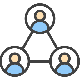 réseau social Icône