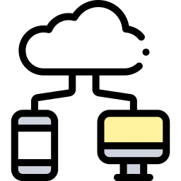 technologia chmury ikona