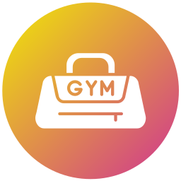 bolsa de gimnasio icono