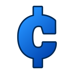 cent teken icoon