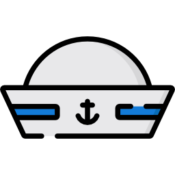 chapeau de marin Icône