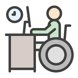 Wheelchair icon icon