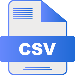 archivo .csv icono