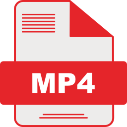 archivo mp4 icono