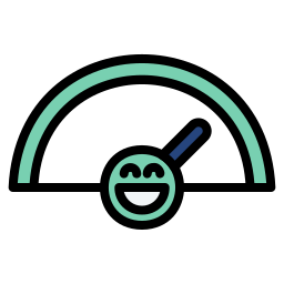 Satisfaction scale icon