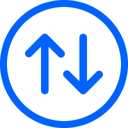 Up and down arrow icon