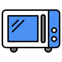 Microwave oven icon