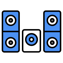 sistema de audio icono