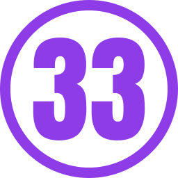 Thirty three icon