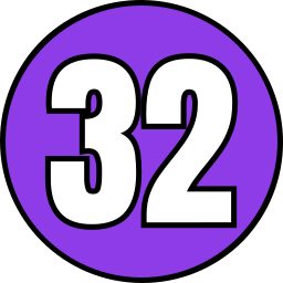 Thirty two icon