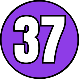 Thirty seven icon