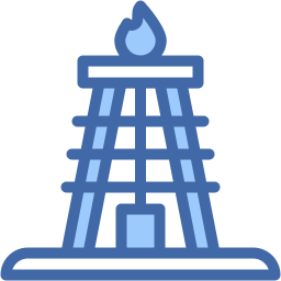 torre de aceite icono
