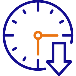 Reduce time icon