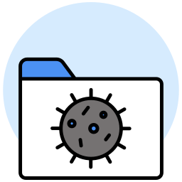 Infected folder icon