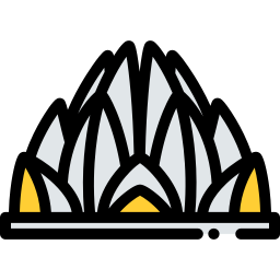 Lotus temple icon