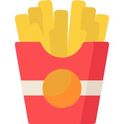 patates frites Icône