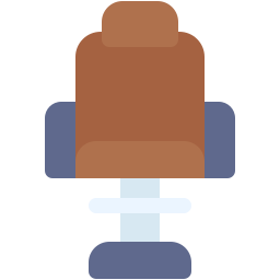 Salon chair icon