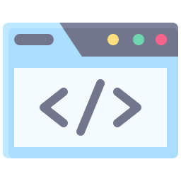 Web coding icon