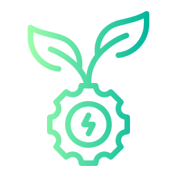 Green energy icon