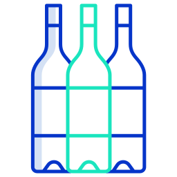 Винные бутылки иконка