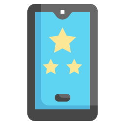 Rating stars icon