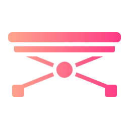 Folding table icon