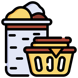 Laundry basket icon