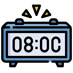 Digital clock icon