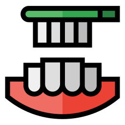 Teeth brush icon