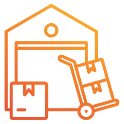 gestion de la chaîne logistique Icône