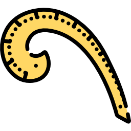 French curve icon