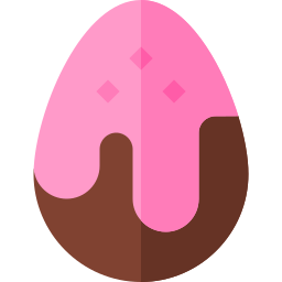 Chocolate egg icon