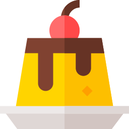 Creme caramel icon