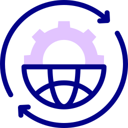 mondialisation Icône