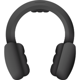 3d headphone icon