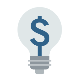 bulb-dollar icon