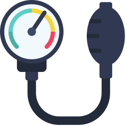 medidor de presión arterial icono