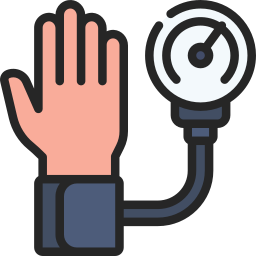 Blood pressure gauge icon