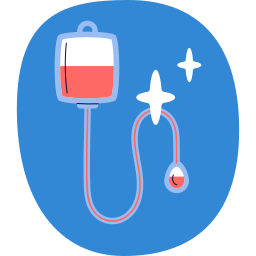 Transfusion blood icon