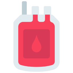 Blood bag icon