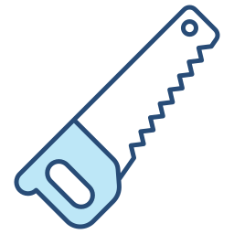 Hand saw icon