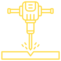 martillo neumático icono