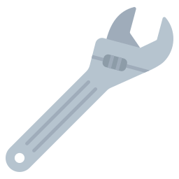 Adjustable wrench icon