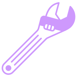 Adjustable wrench icon