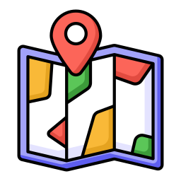 Карта и местоположение иконка