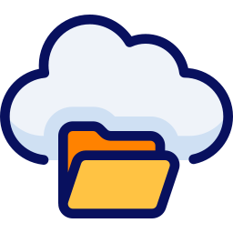 Cloud storage icon