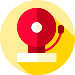 Fire alarm icon