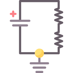 weerstandsdeler circuit icoon