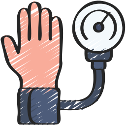 Blood pressure gauge icon