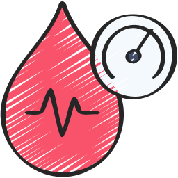 pressione sanguigna icona